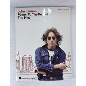 John Lennon Power To The People The Hits Sheet Music Book Piano Vocal Guitar PVG
